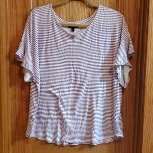 EUC Express knit top sz L, purple